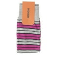 thumbnail image 3 of Missoni GM00CMU5685 0002 Gray/Fuschia Striped Calf Length Socks for Womens, 3 of 3