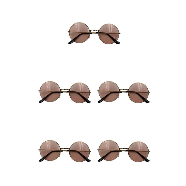 Gafas de sol Minnieouse multifuncional Estilo novedoso dorado rosa 5Conjunto