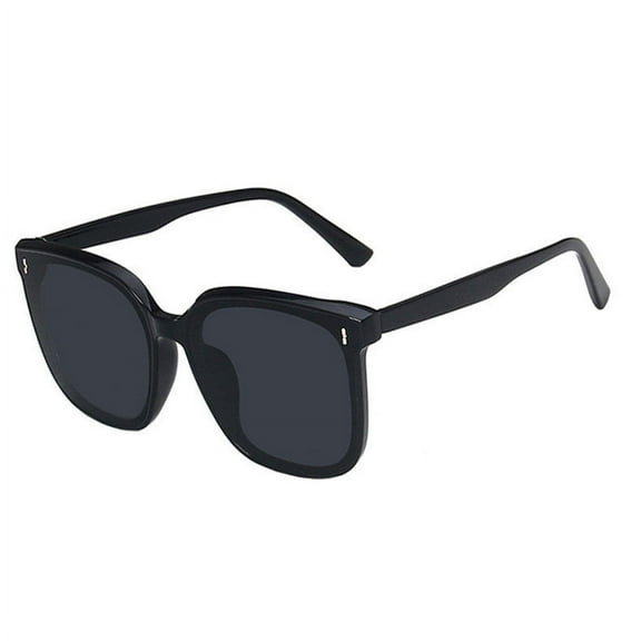UV400 Protection Sunglasses for Men and Women, Plastic Frame, Non-Polarized, Universal Style, Black Frame