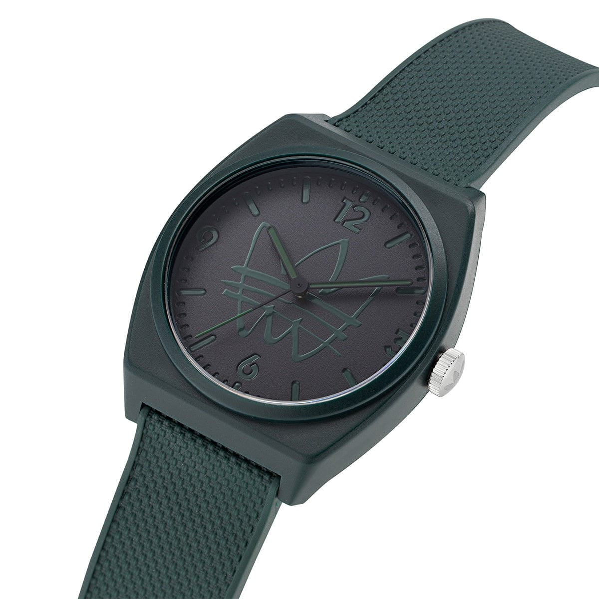 Adidas Men's Digital Watch, Stainless Steel, Black Blue