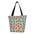 thumbnail image 2 of Kdxio Hand Drawn Strawberry Women Reusable Grocery Bags Foldable Ripstop,Reusable Shopping Bags for Shopping,Gym,Gift, 2 of 8