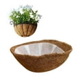 thumbnail image 4 of Hanging Flower Pot Liner Plant Non-woven Coconut Palm Fiber Replacement Liner 40cm, 4 of 8