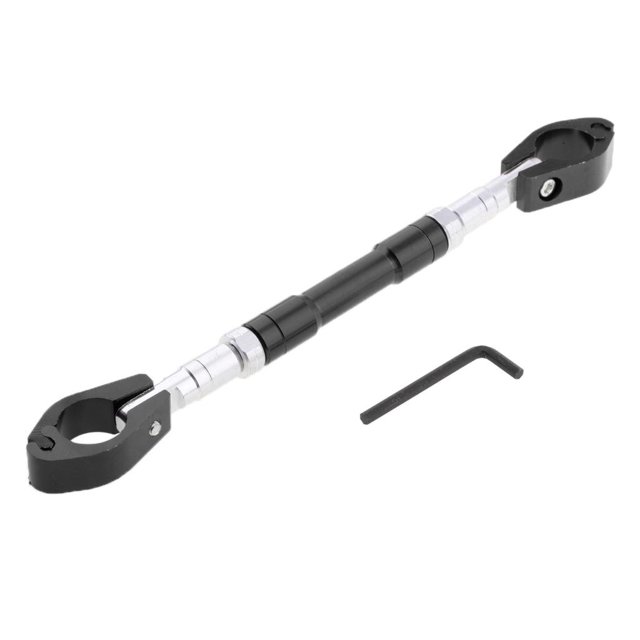 Barra de Palanca de Fuerza de Barra de 1 Pieza Adecuada para Manillares Estándar de 7/8 '' (22 Mm) Negro Yotijar Barra transversal de manillar de la motocicleta