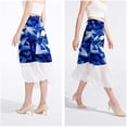 thumbnail image 4 of Flag of Israel Stunning Summer Chiffon Beach Dress for Women, for the Beach, 4 of 6