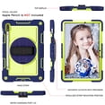 thumbnail image 6 of Dteck for Samsung Galaxy Tab S9/S8/S7 Case 11" 2023/2022/2020 Shockproof Protective Tab S9/S8/S7 Kids Tablet Cover with Pen Holder Rotating Hand Strap & Stand,Blue + Yellow, 6 of 8