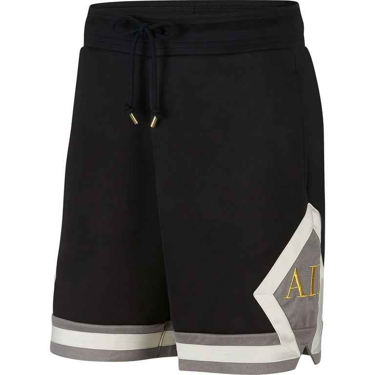 Air Jordan Remastered Diamond Men s Shorts Black Grey Metallic
