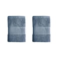 thumbnail image 1 of FBTS Prime Cotton Hand Towels 16x31 inch Extra Soft, Solid Blue, 2 per Pack, 1 of 6