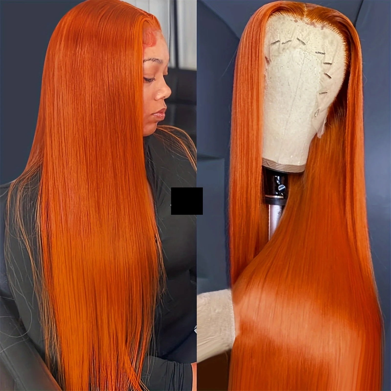 Straight Human Hair Wigs 13X4 Hd Lace Frontal Wig 230% Density Preplucked for Women