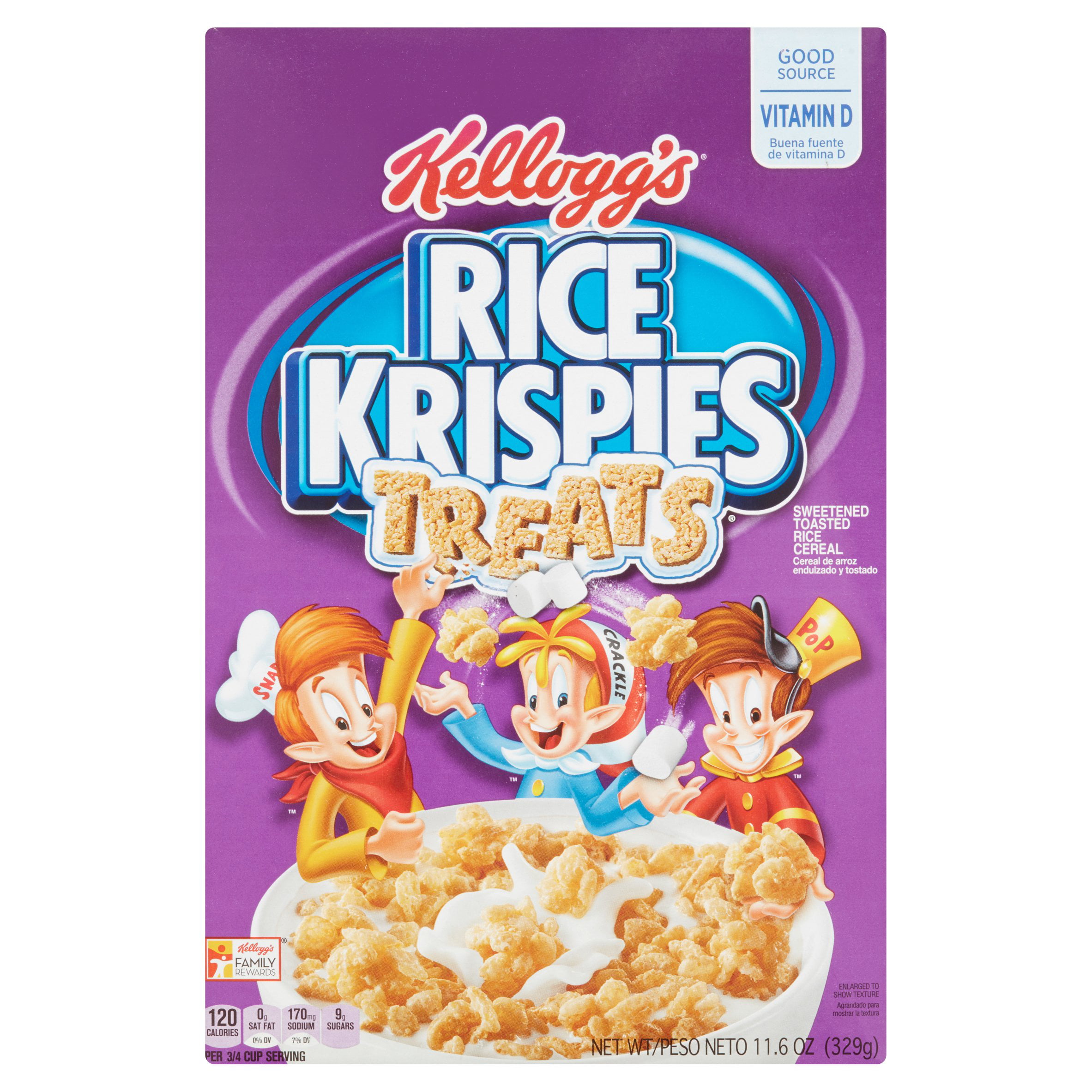 Kellogg's Rice Krispies TreatsBreakfast Cereal, 11.6 oz (Pack of 12 ...