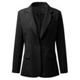 thumbnail image 2 of Vedolay Tops Womens Casual Long Sleeve Open Front Work Office Fashion Blazer Jackets,Black S, 2 of 4