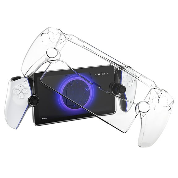 Transparent Protective Case Anti-Scratch PC Protective Shell Case for PS5 Portal