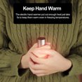 thumbnail image 4 of -089 2000mAh Electric Hand Warmer Power Bank Adjustable Heating Levels Double-sided Fast Heating Hand Warmer & Emergency Power Bank Portable for Home Daily Outdoors Use Present Gift, 4 of 7