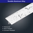 thumbnail image 3 of Uxcell 3pcs Aluminum T Molding Floor Transition Strip, Door/Carpet to Tile Transition Strip, Silver, 3 of 6