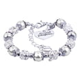 thumbnail image 2 of Guardurnaity Joyas Con cuentas Cadenas en forma de corazón Vidrio hecho a mano Elegante Amistad Brazalete Buena elasticidad para boda Ropa, zapatos y accesorios Miscelánea Blanco Guardurnaity AP009545-02, 2 of 6