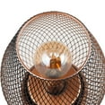 thumbnail image 6 of Set of 2 Medium Battery Powered Outdoor lantern, Cordless Metal Lamp with LED Edison Bulb (Bronze), 6 of 10