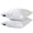 16x16, variant on Hotel-style Goose Accent Pillow Insert For Sofa & Bed - Odorless Plump Cushion Filler 233tc Cotton With Inner Liner To Poking (14x14 Inch)
