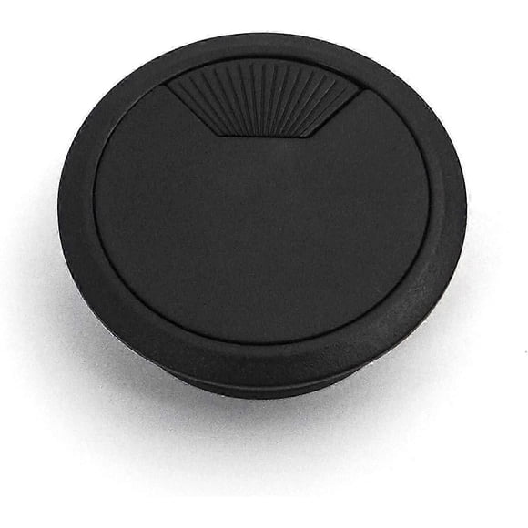 6 units, cable outlet, black