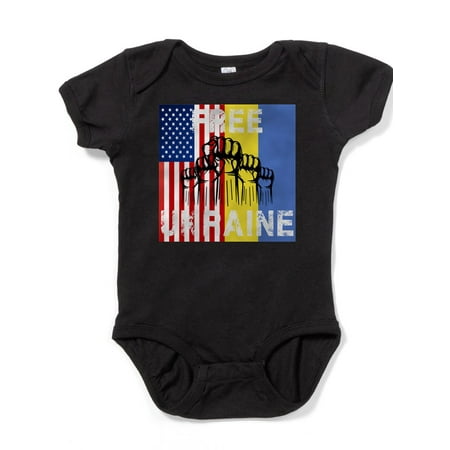 

CafePress - Free Ukraine Stop War Body Suit - Cute Infant Bodysuit Baby Romper