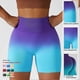 thumbnail image 4 of Gradient Seamless Gym Pants Butt Lift Slim-Fit Shorts Abrasion Resistant High Waist Pants, 4 of 5