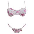 thumbnail image 1 of Women 3D Flower Swimsuits Female Halters Bathing Suit Two Pieces Split Swimwear Sexy Backless Swimming Costume Pink L, 1 of 4