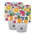 thumbnail image 7 of Summer Tropical Fruits Night Light 2 Pack LED Nightlight Plug into Wall Dusk to Dawn Sensor Soft White, 7 of 7