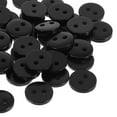 thumbnail image 7 of ADDHAT 50Pcs Round Button for Clothes Black Resin Scrapbooking Supplies, 7 of 7