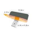 thumbnail image 3 of 2-in-1 Car Sun Visor Anti-Glare Shield - Day/Night UV Block Non-Dazzle Sunshade Mirror Goggles, Reduces Glare & UV Rays, Ideal for All Car Models Safe Driving Visibility, 13*5in, Black, 3 of 10
