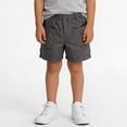thumbnail image 2 of Zpanxa Girls Cargo Shorts Nylon Spandex Solid Color Workwear Style with Pockets Lightweight Loose Fit 2 Years, 2 of 7