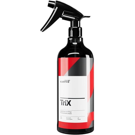 CARPRO TriX Tar & Iron Remover - Professional Strength Brake Dust, Sap, Dirt & Bug Remover - Combines IronX with TarX, Automotive Degreaser Car Wash Detailing All in One - 1 Liter (34oz)