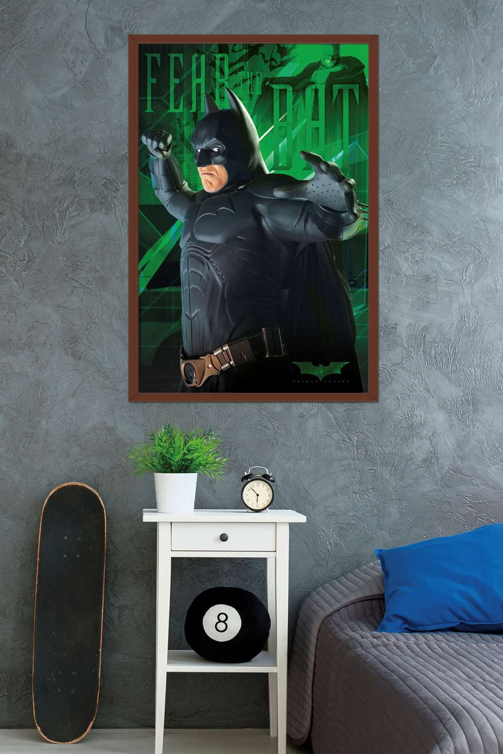DC Comics - Batman - Fear Wall Poster, 22.375" x 34", Framed