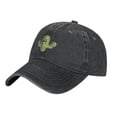 thumbnail image 2 of LNWH Baseball Cap, Outdoor Casual Sports Cap Classic Curved Brim Hat - Adjustable Cowboy Hat, Green Prickly Cactus- Black, 2 of 8