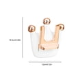 thumbnail image 3 of Injueey Soporte para secador de pelo, estante de almacenamiento Universal plegable para baño de pared, estante para soplador, decoración con apertura Almacenamiento y organización del hogar Blanco, 3 of 6