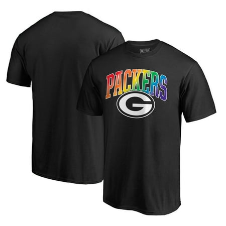 - Green Bay Packers NFL Pro Line by Fanatics Branded Pride T-Shirt - Black