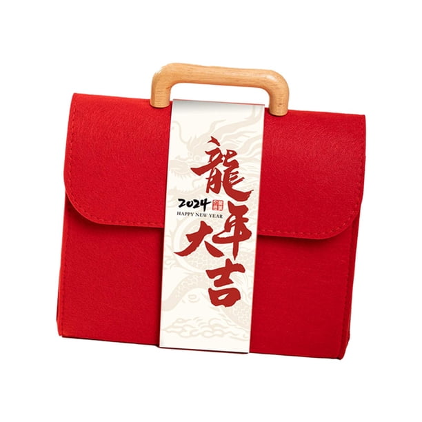 Bolsa de Mano de año Nuevo Bolsa de Regalo Multiusos de año Nuevo para Fiesta de año Nuevo Festival