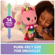 Gabby’s Dollhouse Fairylandia Rainbow Light-Up Kitty Fairy, Plush Toy for Ages 3 & Up
