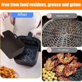 thumbnail image 3 of 2PCS Dual Air Fryer Silicone Pots Rectangle Air Fryer Liner Baskets for Ninja Foodi DZ201, 3 of 7