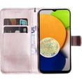 thumbnail image 7 of Wallet Phone Case with Card Holder for Samsung Galaxy A03, Simple Fashion PU Leather w/Kickstand Cover for Samsung Galaxy A03 CS Rose Gold, 7 of 7
