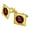 Gold, variant on The Flash TV Series Reverse Flash Logo Square Cufflink Set - Silver or Gold