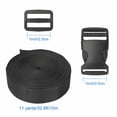 thumbnail image 2 of Che Yi Bao 2 pack 1 inch 11 Yards Nylon Webbing Strap / 2 Set Plastic Buckles Side Release, 2 of 8
