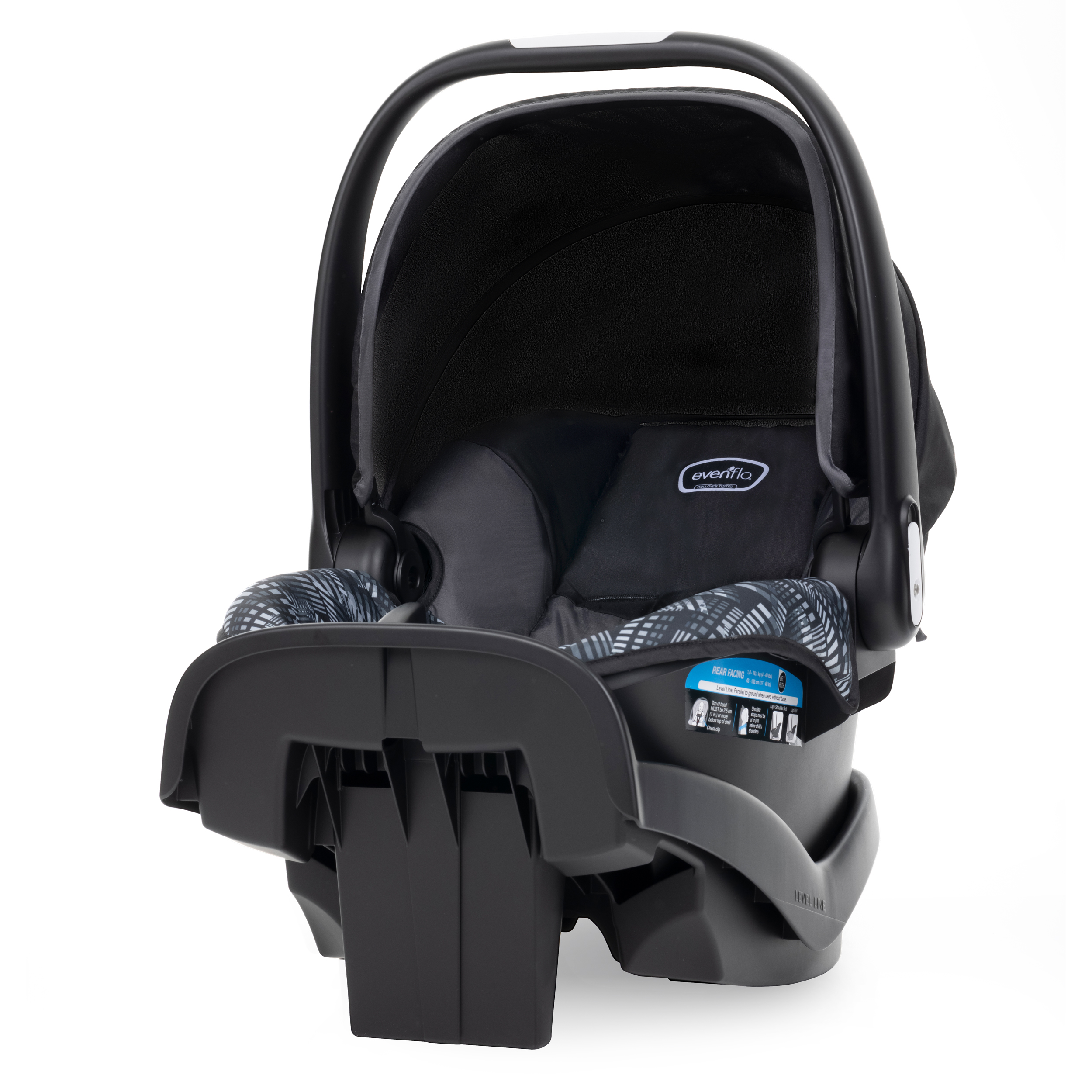 Evenflo NurtureMax Infant Car Seat (Brooklyn Gray) - image 3 of 17