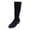 1Black, variant on Knee High Boots Women Fold Over Knee High Boots Chunky High Heels Long Boots Zipper Pointed Toe Dress Tall Boots for Women,Color:Black,Size:8.5