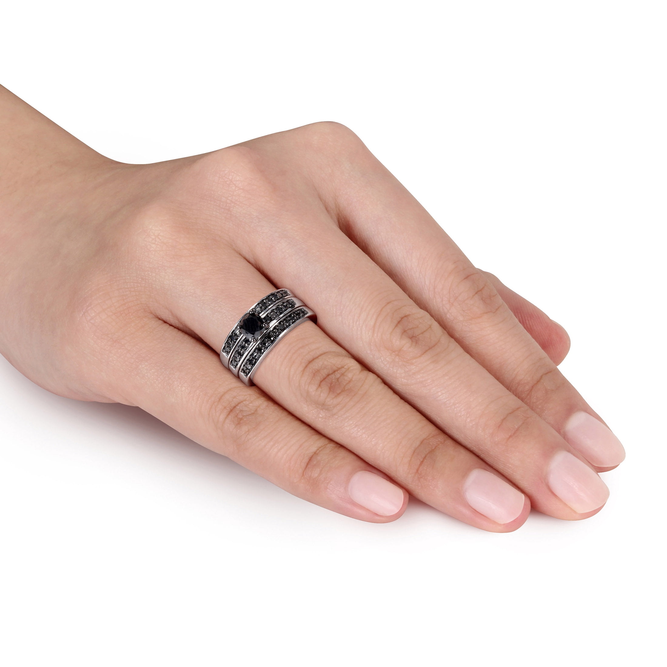 Everly Women's Diamond Sterling Silver Bridal Set