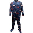 thumbnail image 1 of Concept Sports Pyjama une Pièce pour Hommes New England Patriots Bleu Marine (TP), 1 of 1