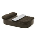 thumbnail image 3 of Aukfa 75-inch Convertible Loveseat Sofa Bed, Reversible Backrest, Faux Fur, No Assembl, Brown, 3 of 6