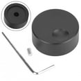 thumbnail image 1 of Black Matte Solid Aluminum Knob32X13mm Volume Control Knob for 6mm Potentiometer, 1 of 8