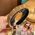 thumbnail image 1 of Daisyyozoid Serpentin à Cheveux Mode pour Dames Boucle de Queue de Cheval à Franges en Diamant, 1 of 8