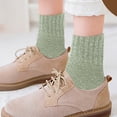 thumbnail image 4 of Calcetines de lana para mujer de punto grueso vintage invierno cálido y acogedor calcetines de tripulación, 4 of 5