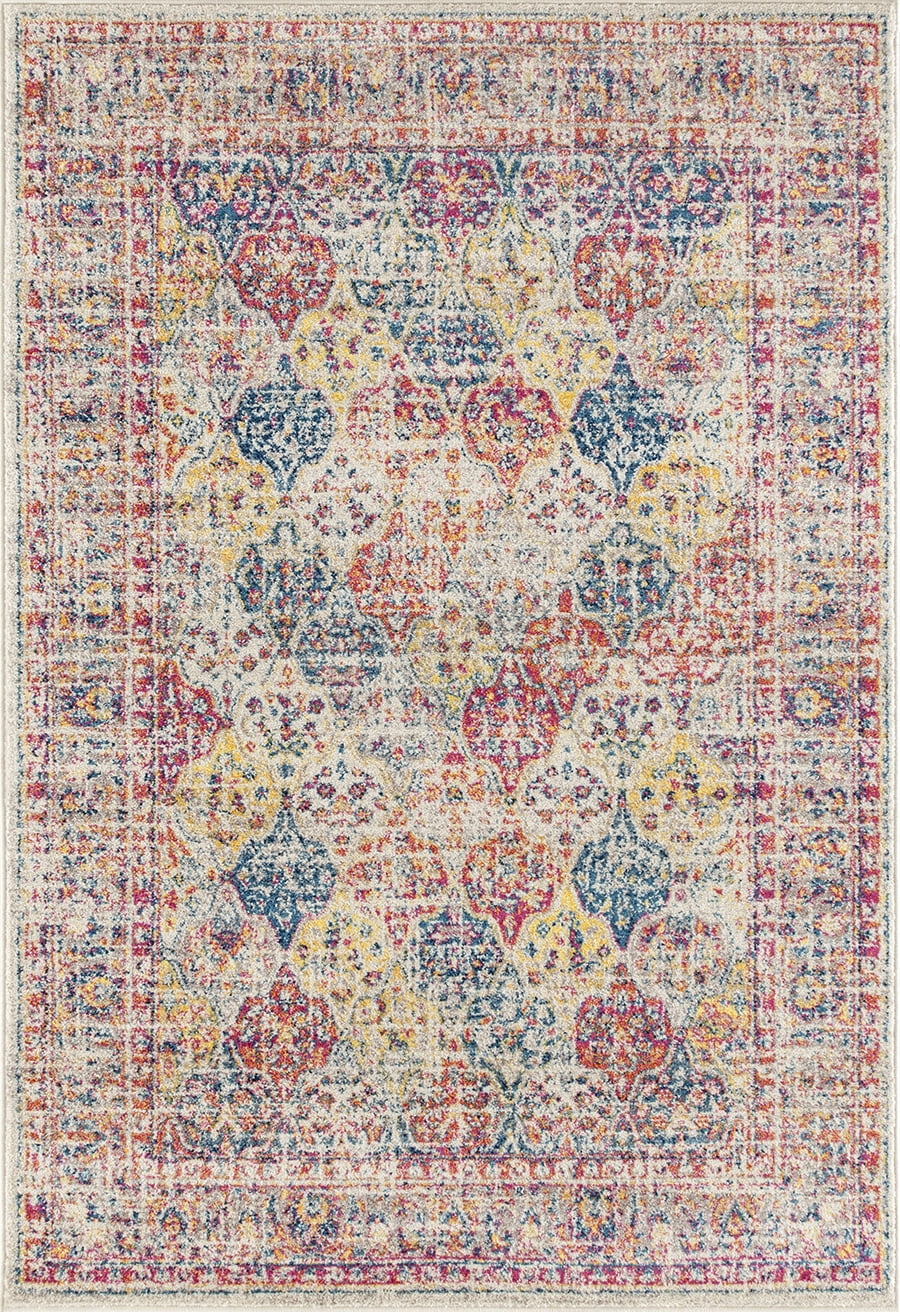 United Weavers Caledonia Syden Transitional Border Area Rug, Multi, 9'10" X 13'2"