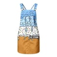 thumbnail image 3 of OSOLU Overall Dress For Girls Adjustable Straps Ice Cream Printed Loose Fit Suspender Dress With Pockets Kids Girl Summer Clothes 4-13Y, 3 of 7