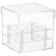 thumbnail image 1 of SHOWERORO Soporte Cuadrado Acrílico Para Arreglo Floral Ideal Para Bodas Y Celebraciones, 1 of 8